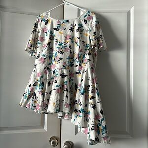 Lane Bryant asymmetrical top so pretty on